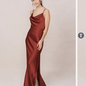 Revelry-Nadia Satin Dress